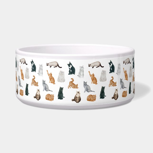 Écuelle Bol de chats joueurs (Devant)