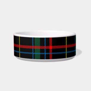 Écuelle bol de nourriture pour chat tartan plaid