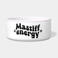 Bol en céramique Mastiff Energy pour chien