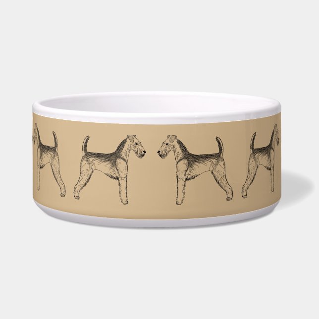 Écuelle Bol en céramique personnalisé pour animaux de comp (Devant)
