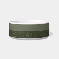 Bol en céramique personnalisé vert mousse bicolore