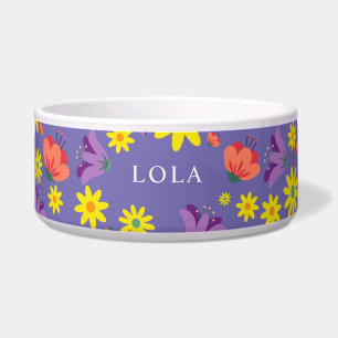 Écuelle Bol floral violet