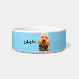 Écuelle Bol personnalisé pour chien avec photo et nom de l