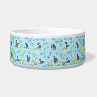 Écuelle Bol pour chien Great Dane à motif floral printanie