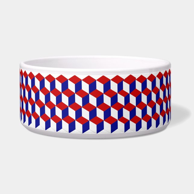 Écuelle Bol - Rouge, blanc, bleu (Droite)