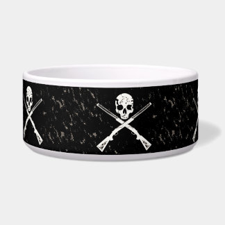 Écuelle Bones & Guns Chien Bowl