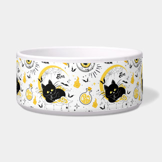 Écuelle Boo avec chat noir