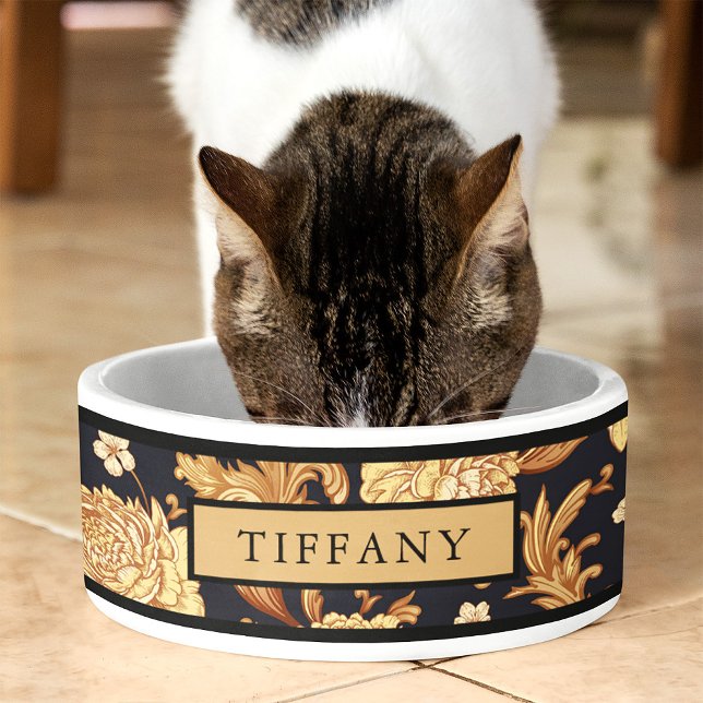 Écuelle Boule de chat personnalisé avec nom (Créateur téléchargé)