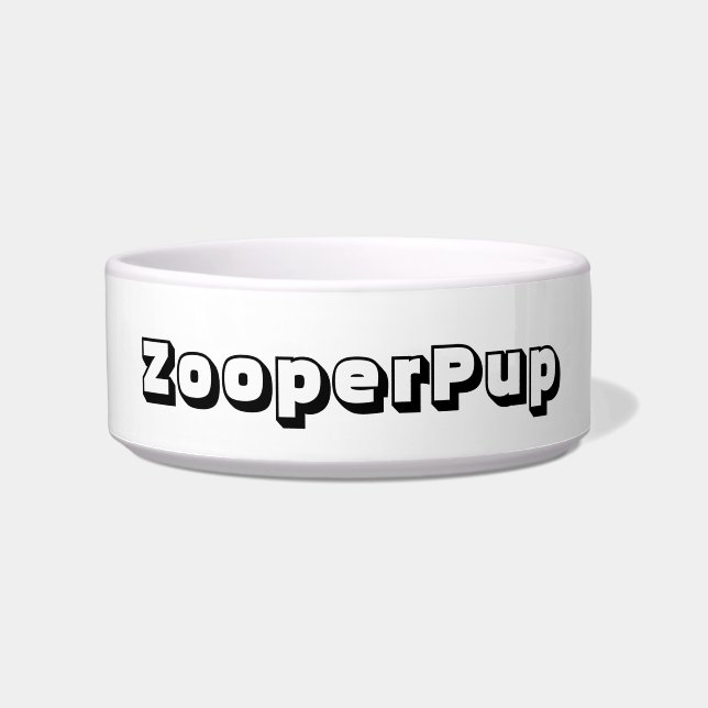 ÉCUELLE BOULE DE CHIEN ZOOPERPUP (Devant)
