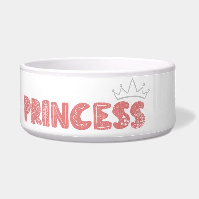 Écuelle Boule de nourriture pour chien/chat princesse (Devant)