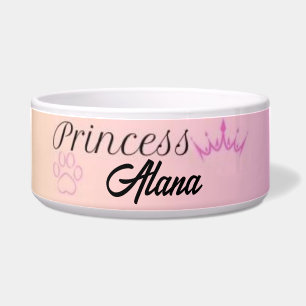 Écuelle Boule Princess pour chiens et chats, cadeau unique