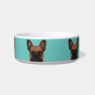 Écuelle Bouledogue français cartoon