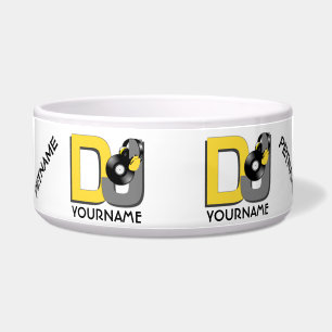 Écuelle Boules pour animaux de compagnie personnalisées DJ