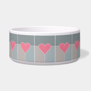 Écuelle Boules pour animaux Motifs de coeur