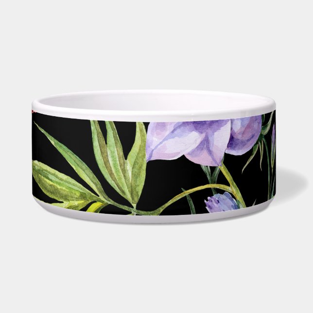 Écuelle Bouquet de fleurs d'aquarelle : Motif sans couture (Devant)