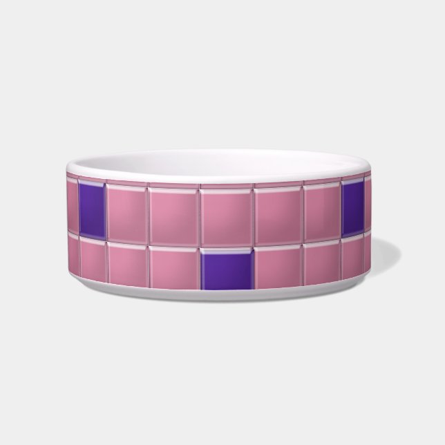 Écuelle Bowl - Carré rose Mosaic (Gauche)
