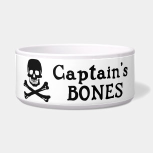Écuelle Bowl de chien des os du capitaine