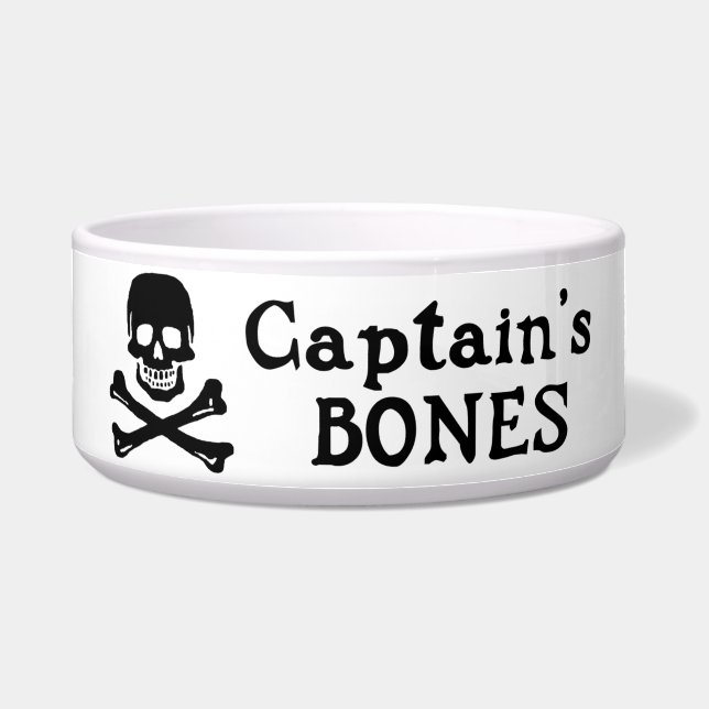 Écuelle Bowl de chien des os du capitaine (Devant)