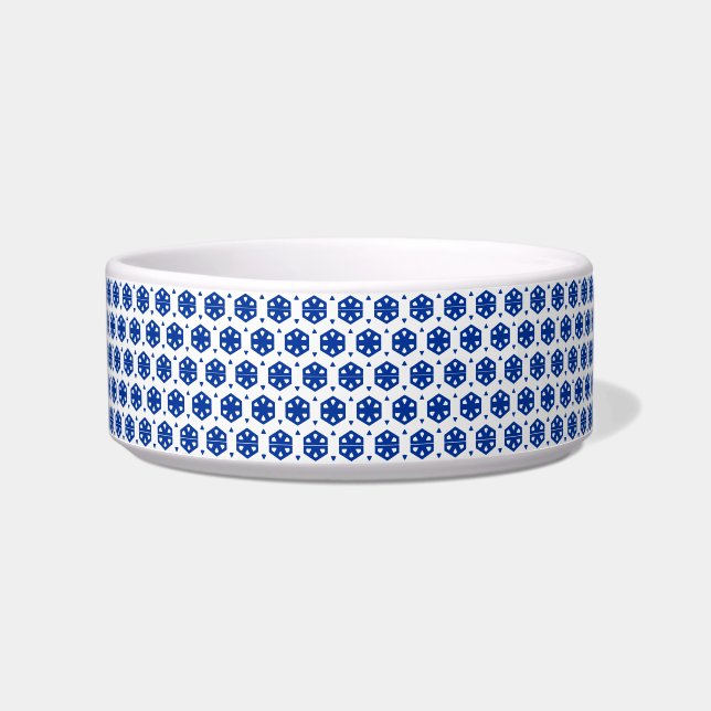 Écuelle Bowl - Fleurs stylisées en ligne (v2) (Devant)