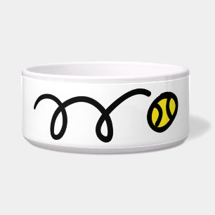 Écuelle Bowl pour chien personnalisé avec design de balle 