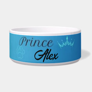 Écuelle Bowl Prince pour chiens et chats, cadeau unique