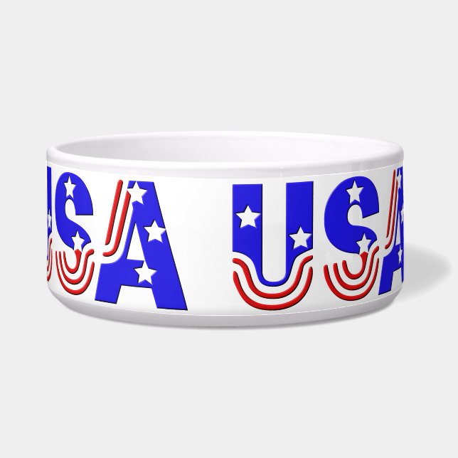 Écuelle Bowl - USA en Stars & Stripes (Devant)
