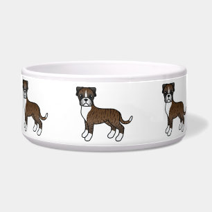Écuelle Brinder Boxer mignon chien de dessin