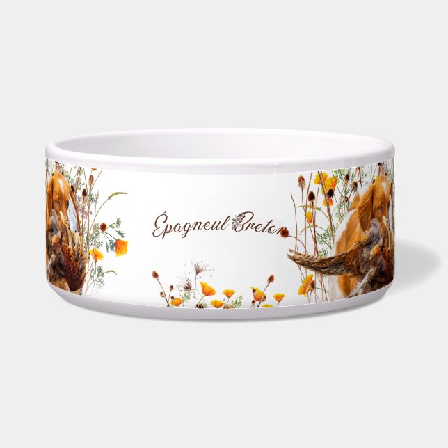 Écuelle Brittany Spaniel, Chasse Pheasant Coffee Mug Beve (Devant)