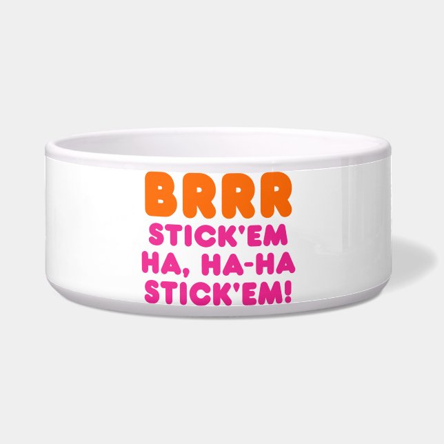 ÉCUELLE BRRR STICK 'EM HA, HA-HA STICK 'EM ! (Devant)