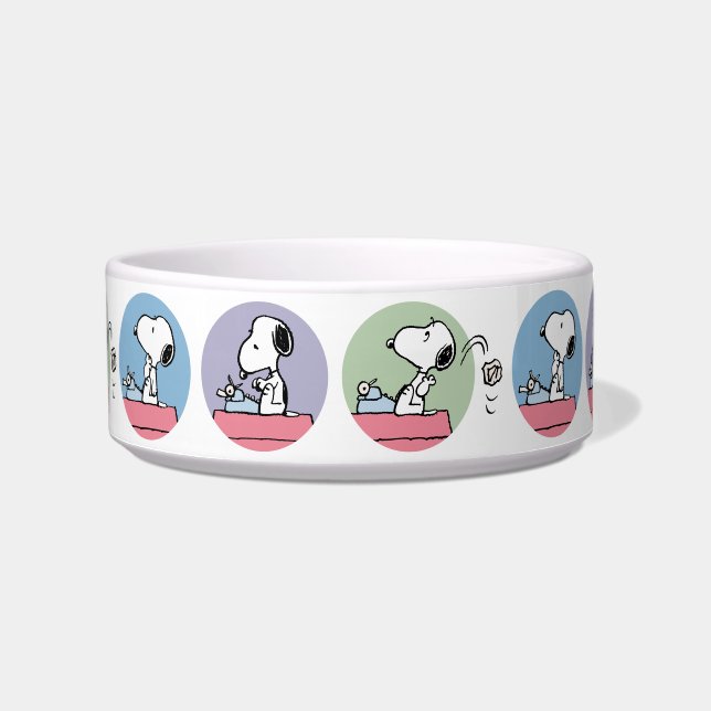 Écuelle cacahuètes | Snoopy à la machine à écrire (Devant)