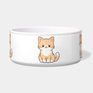Écuelle Cadeau de chat mignon personnalisé – Minim nom d'a