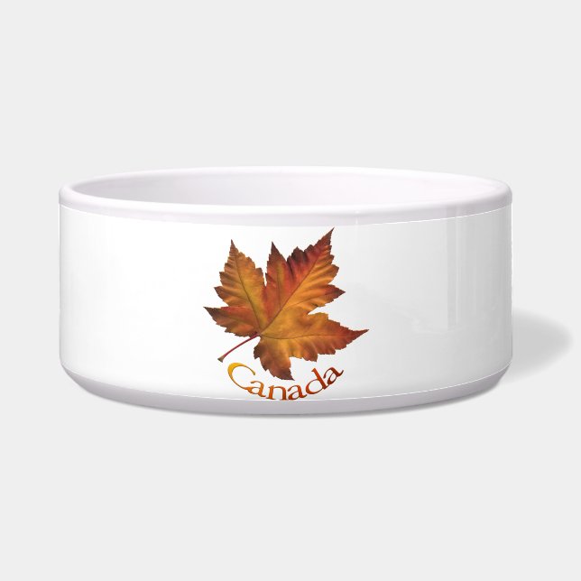 Écuelle Canard Canada Maple Leaf Pet Souvenir (Devant)