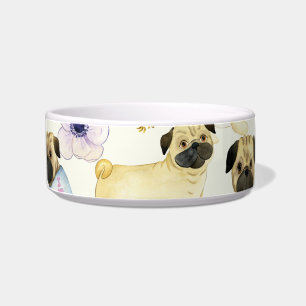 Écuelle Carlin amoureux des chiens à motif