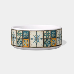 Écuelle Carrelage méditerranéen céramique Pet Bowl