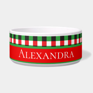 Écuelle Carte moderne Red Green Holiday Plat