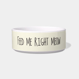 Écuelle Cat Food Bowl  Me nourrir correctement