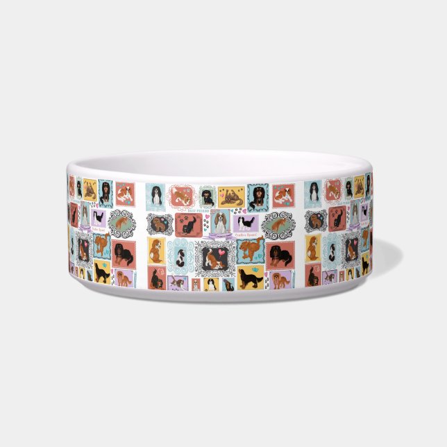 Écuelle Cavalier King Charles Spaniel Chien Bowl (Devant)
