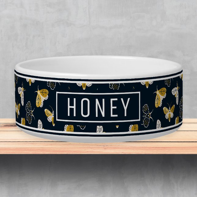 Écuelle Céleste Moth Boho Nom du Motif Modèle Pet Bowl (Créateur téléchargé)