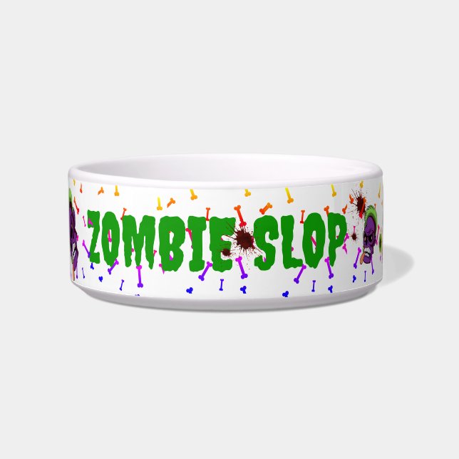 Écuelle Céramique "Zombie Slop" Pet Bowl (Devant)