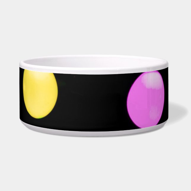 Écuelle Cercles colorés Pet Bowl (Devant)