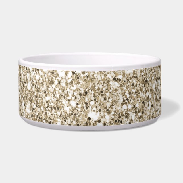 Écuelle Champagne Gold Glitzy Parties scintillant (Devant)