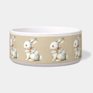 Écuelle Charme de Lapin Cottagecore en Céramique pour Anim