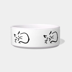 Écuelle Chat à dormir mignon