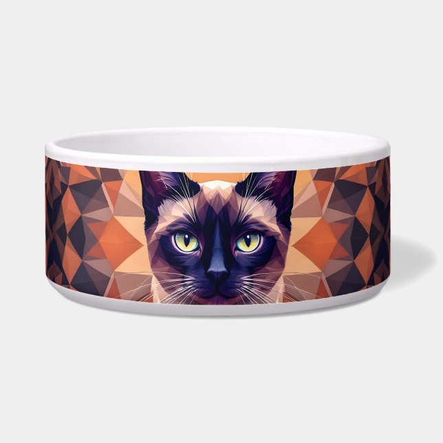 Écuelle Chat de Siamese (Devant)