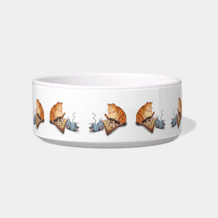 Écuelle Chat et souris Jouer aux échecs Bowl Amusants