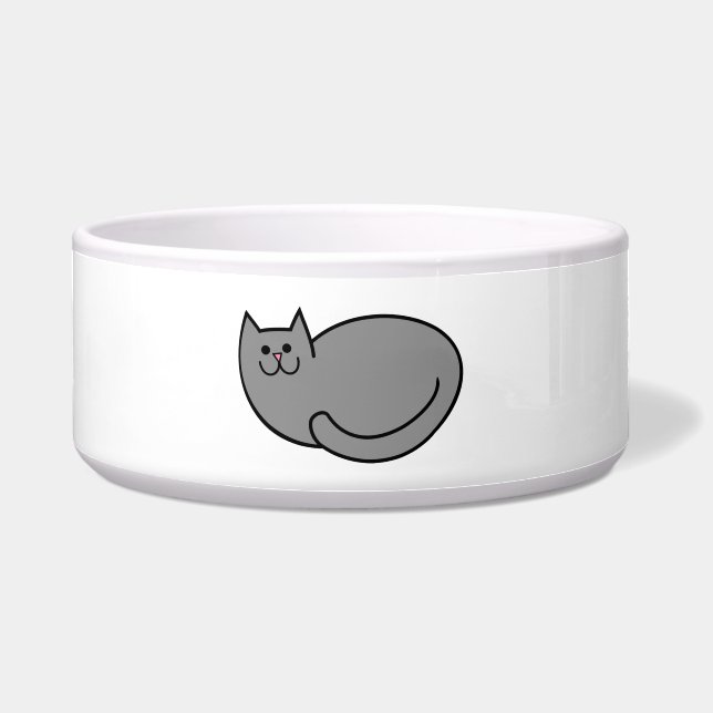Écuelle Chat gris (Devant)