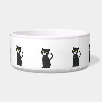 Écuelle Chat noir mignon