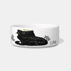 Écuelle Chat noir mystique de constellation céleste
