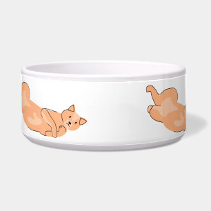 Écuelle Chat orange