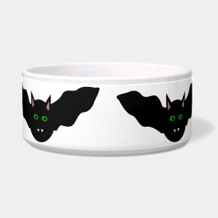 Écuelle Chat Vampire face chauve Halloween Chien Bowl